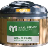 Semi ondergrondse container glas