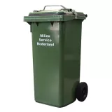 Groene gft rolcontainer