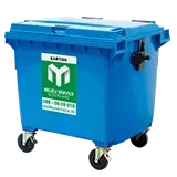 Rolcontainer 1100l papier karton