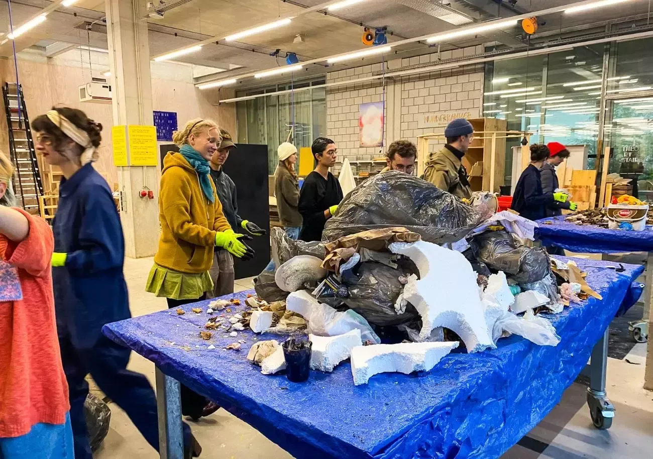 Gerrit Rietveld Academie: de kunst van effectief afval scheiden