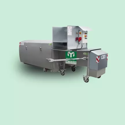 Banner in het megamenu dat ondersteunt om te navigeren naar de Miniperscontainer pagina.