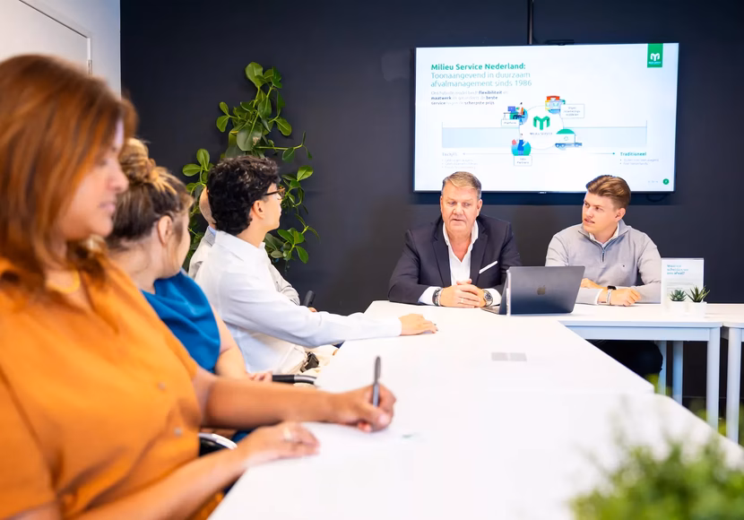 Meeting op kantoor
