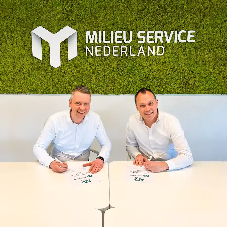 Milieu Service Nederland samenwerking Nobel Run tekenmoment