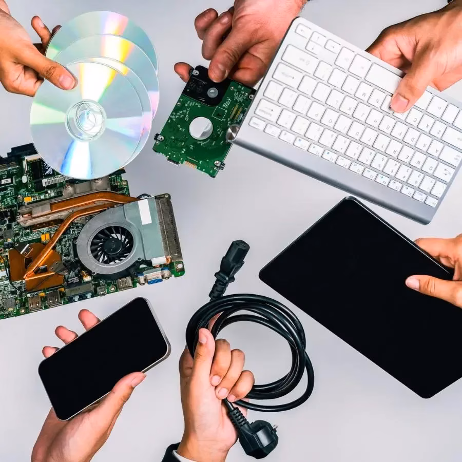 E waste inzamelen Milieu Service Nederland