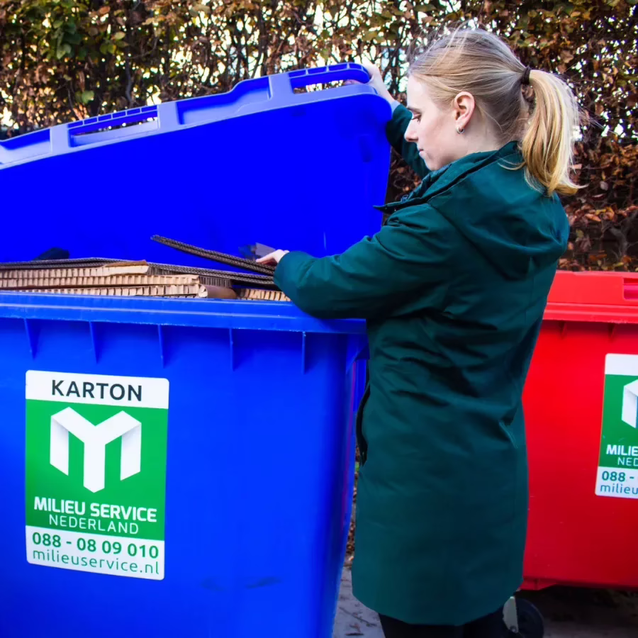 Karton afval Milieu Service Nederland