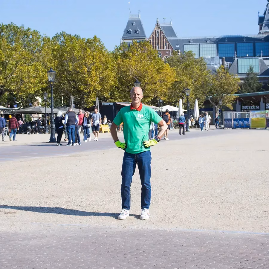 Marco Museumplein cleanup