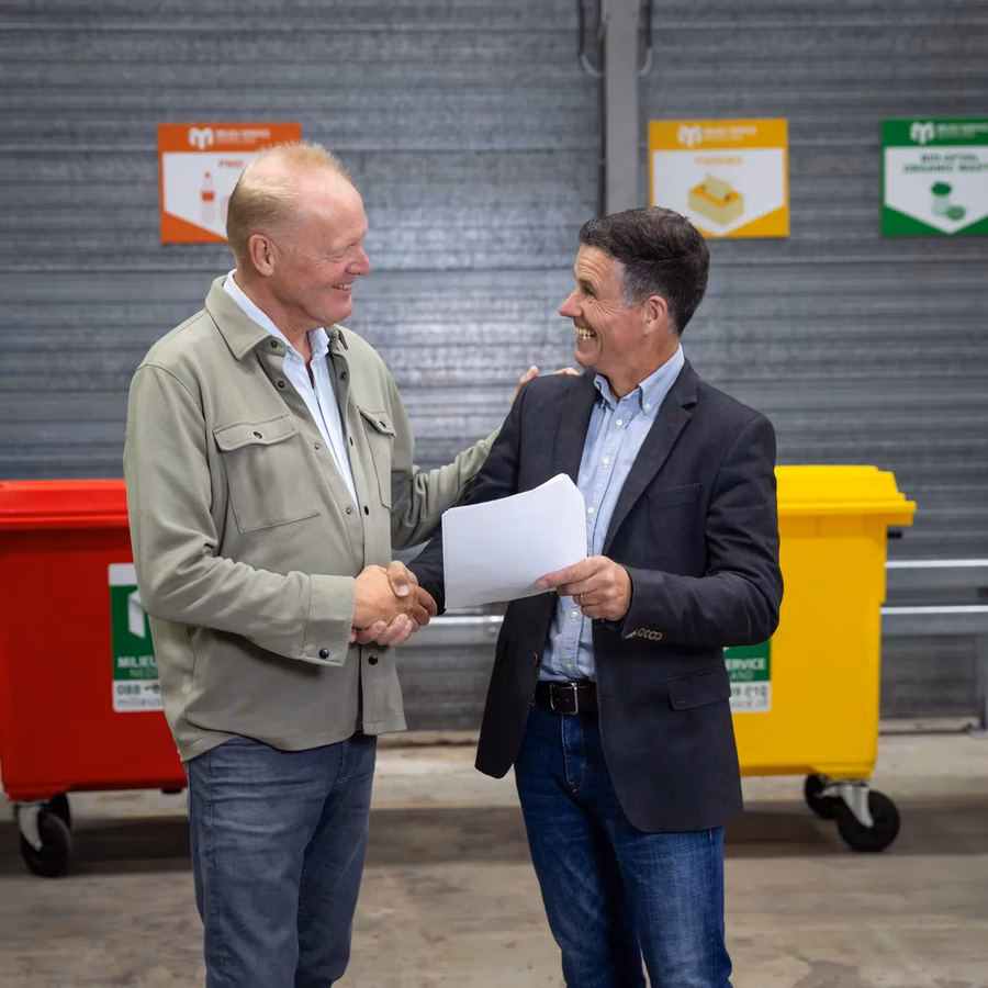 Adviesgesprek tussen accountmanager en klant