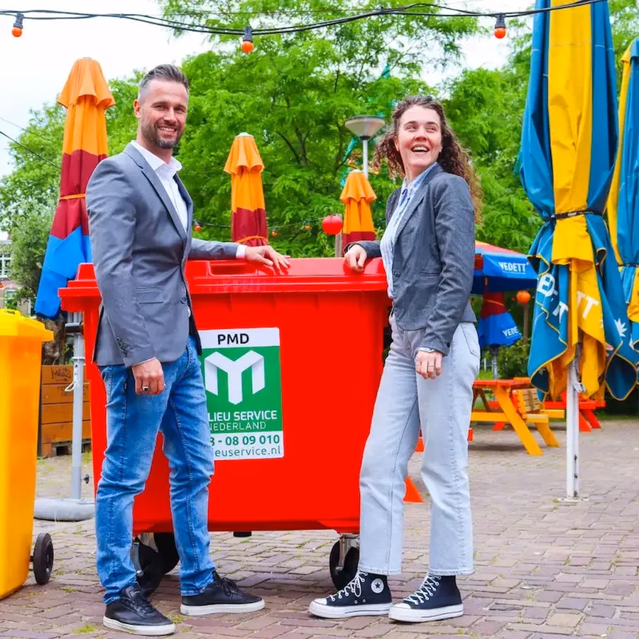 Accountmanager en klant bij horeca