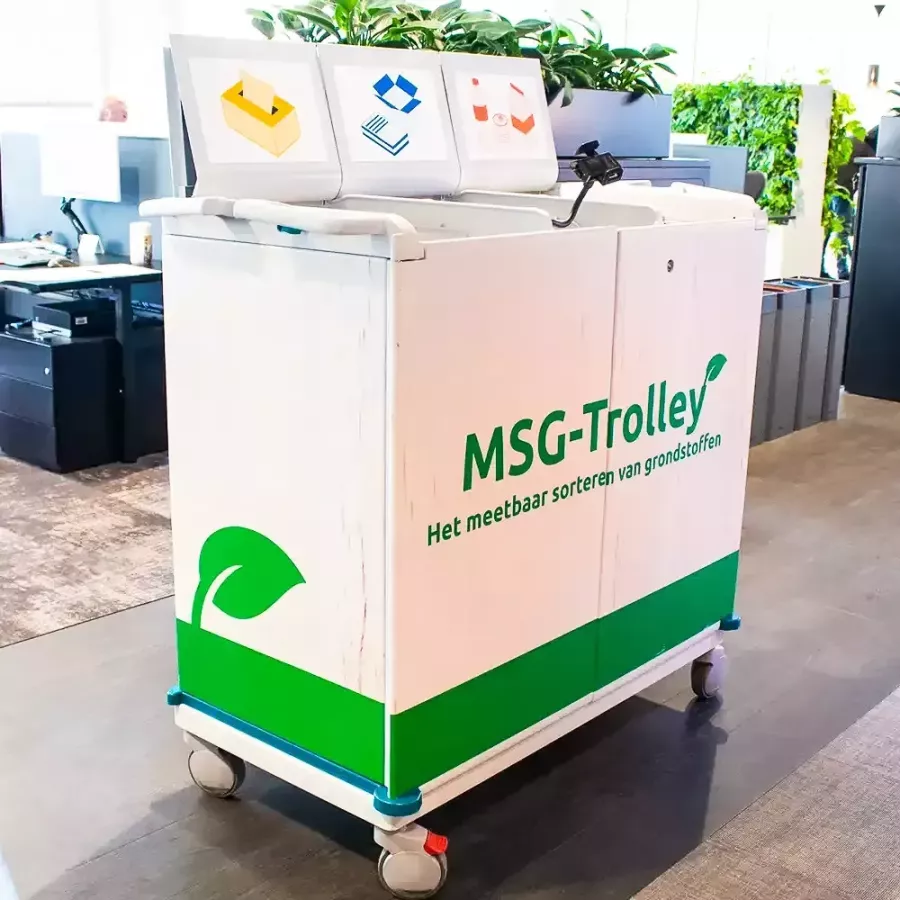 MSG-Trolley geplaatst