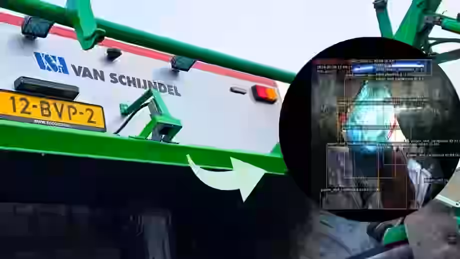 Wat de AI camera ziet in de kraakperswagen